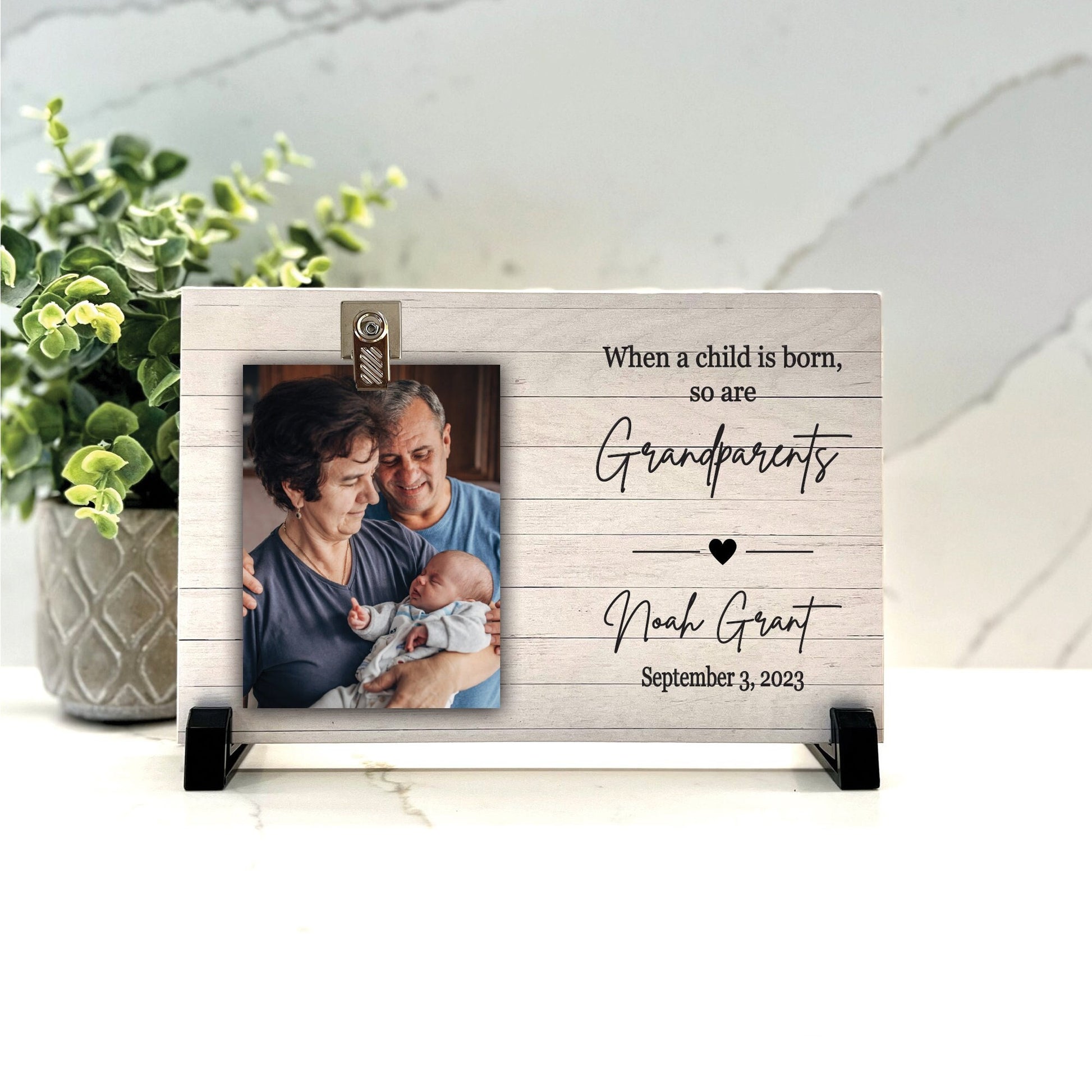 Customize your cherished moments with our Grandparent Personalized Picture Frame available at www.florida-funshine.com. Create a heartfelt gift for family and friends with free personalization, quick shipping in 1-2 business days, and quality crafted picture frames, portraits, and plaques made in the USA."