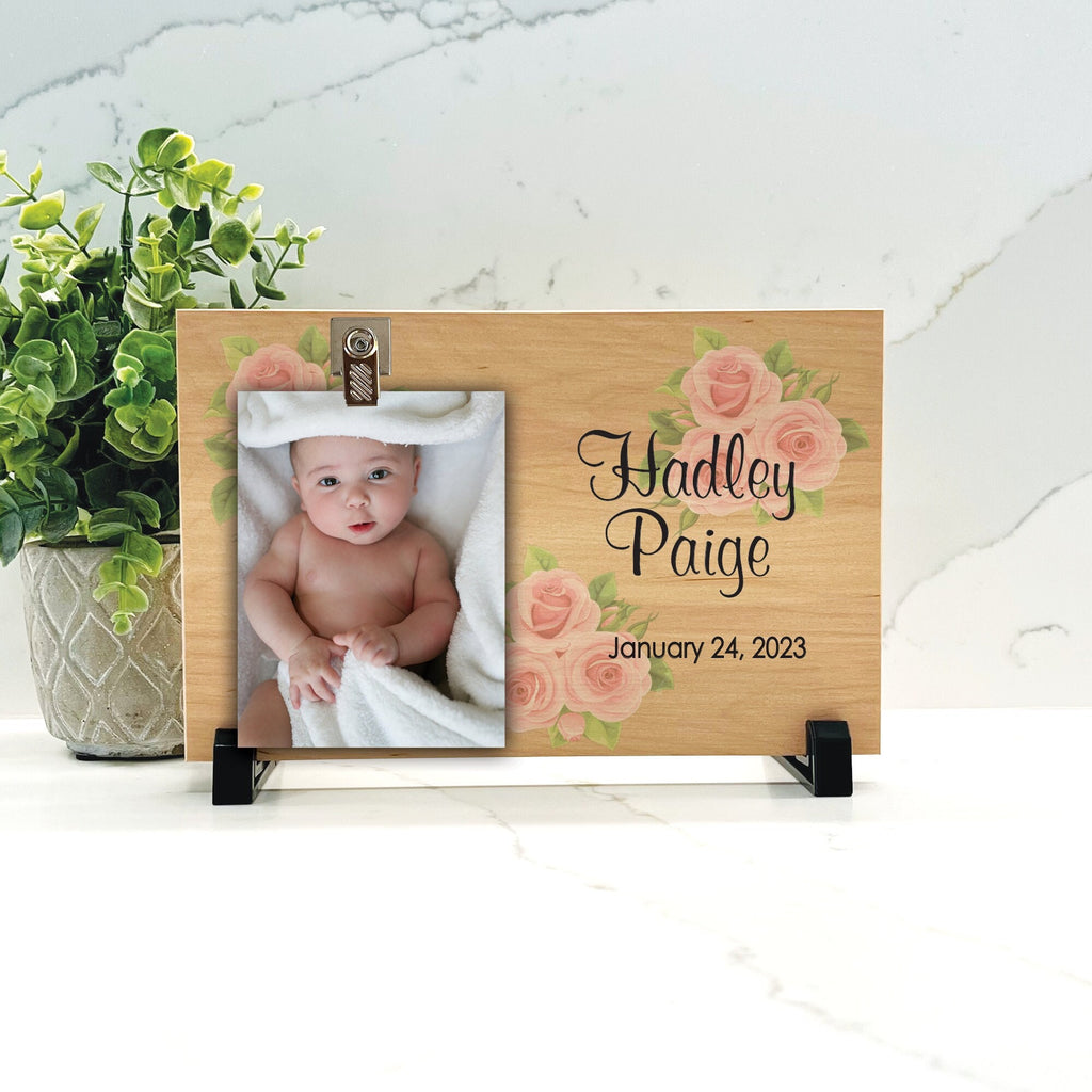 Customize your cherished moments with our Baby Girl Personalized Picture Frame available at www.florida-funshine.com. Create a heartfelt gift for family and friends with free personalization, quick shipping in 1-2 business days, and quality crafted picture frames, portraits, and plaques made in the USA.
