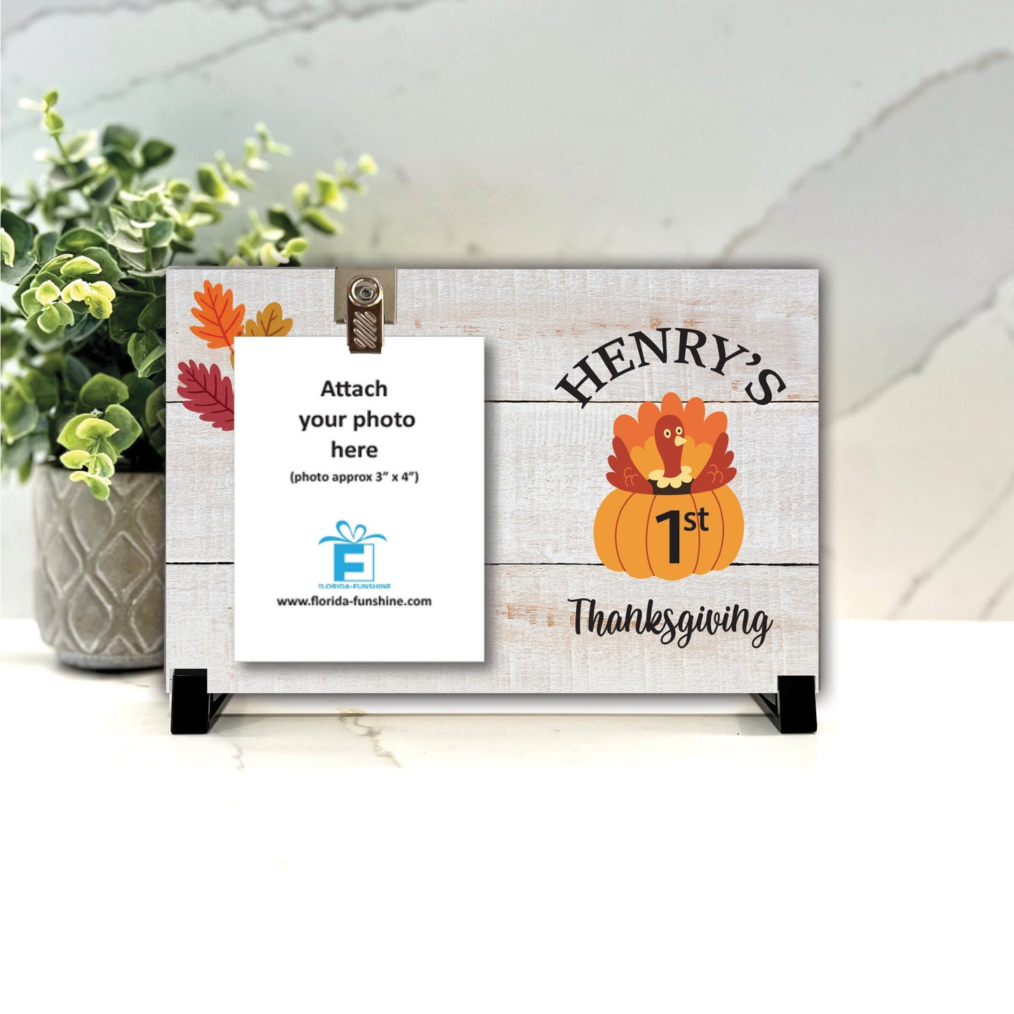 First Thanksgiving Personalized Picture Frame, First Thanksgiving Frame, Baby's first thanksgiving, First Thanksgiving picture frame 2023