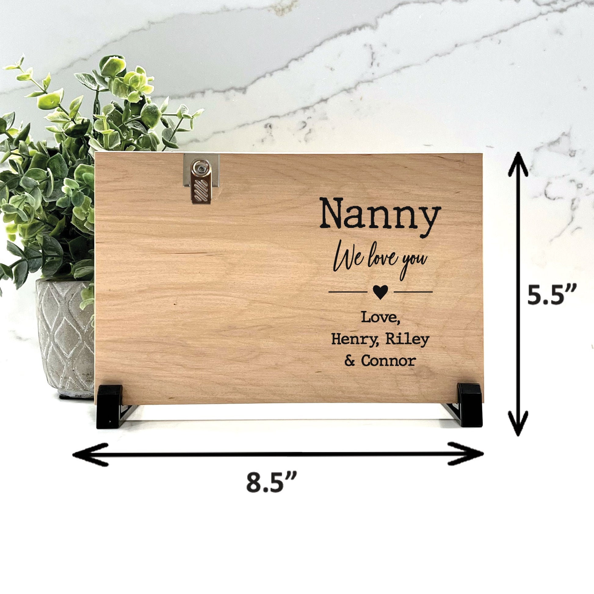 Nana Frame, Personalized Frame, Personalized Gift for Nana, Nanny, Grandma, Personalized Wood Frame with grandchildren's names
