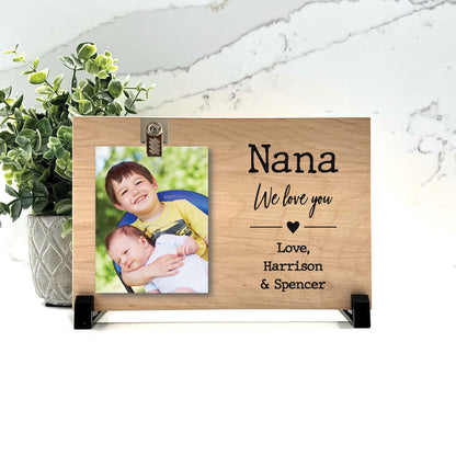 Customize your cherished moments with our Nana Personalized Picture Frame available at www.florida-funshine.com. Create a heartfelt gift for family and friends with free personalization, quick shipping in 1-2 business days, and quality crafted picture frames, portraits, and plaques made in the USA."