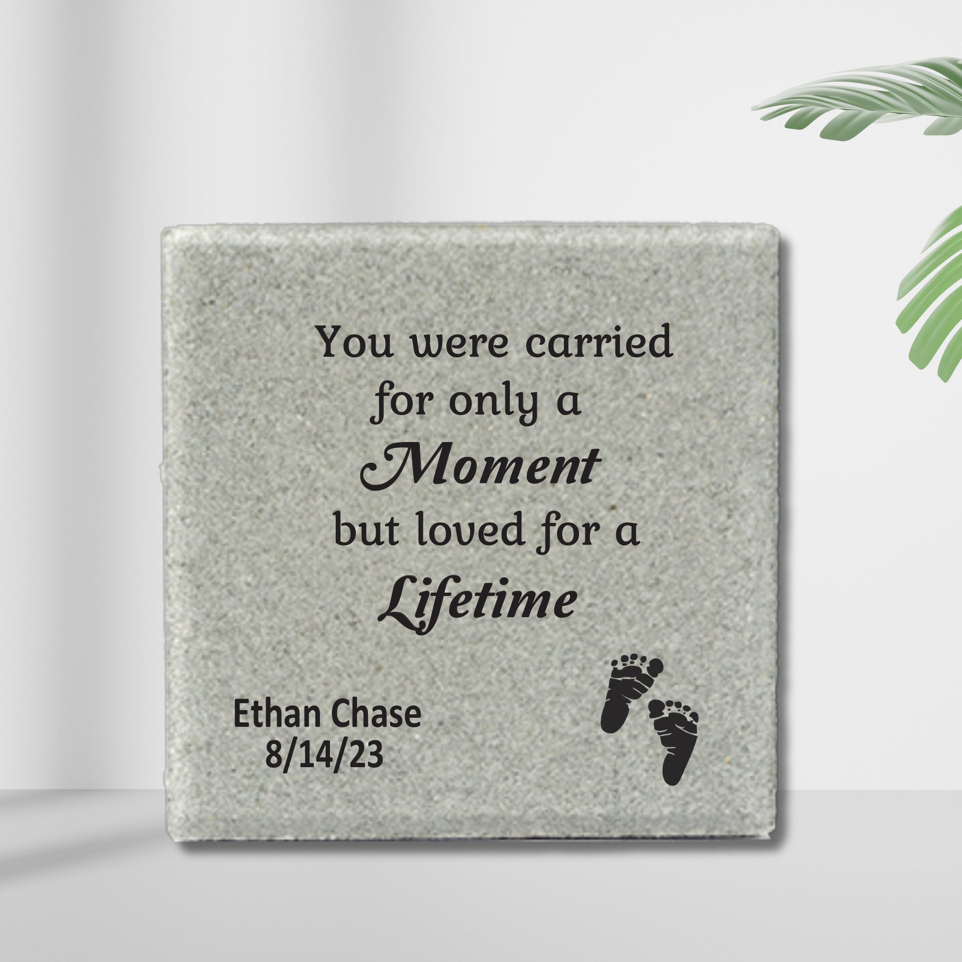 Memorial Stone - Infant Memorial Stone - Loss of baby - Baby Sympathy Gift - Infant Sympathy - Baby Memorial Stone - Miscarriage Gift