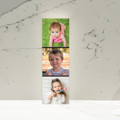 Custom Photo Strip Brick Puzzle, Personalized Building Blocks, Unique Photo Gift for family, couples, kids, friends, Valentine's day