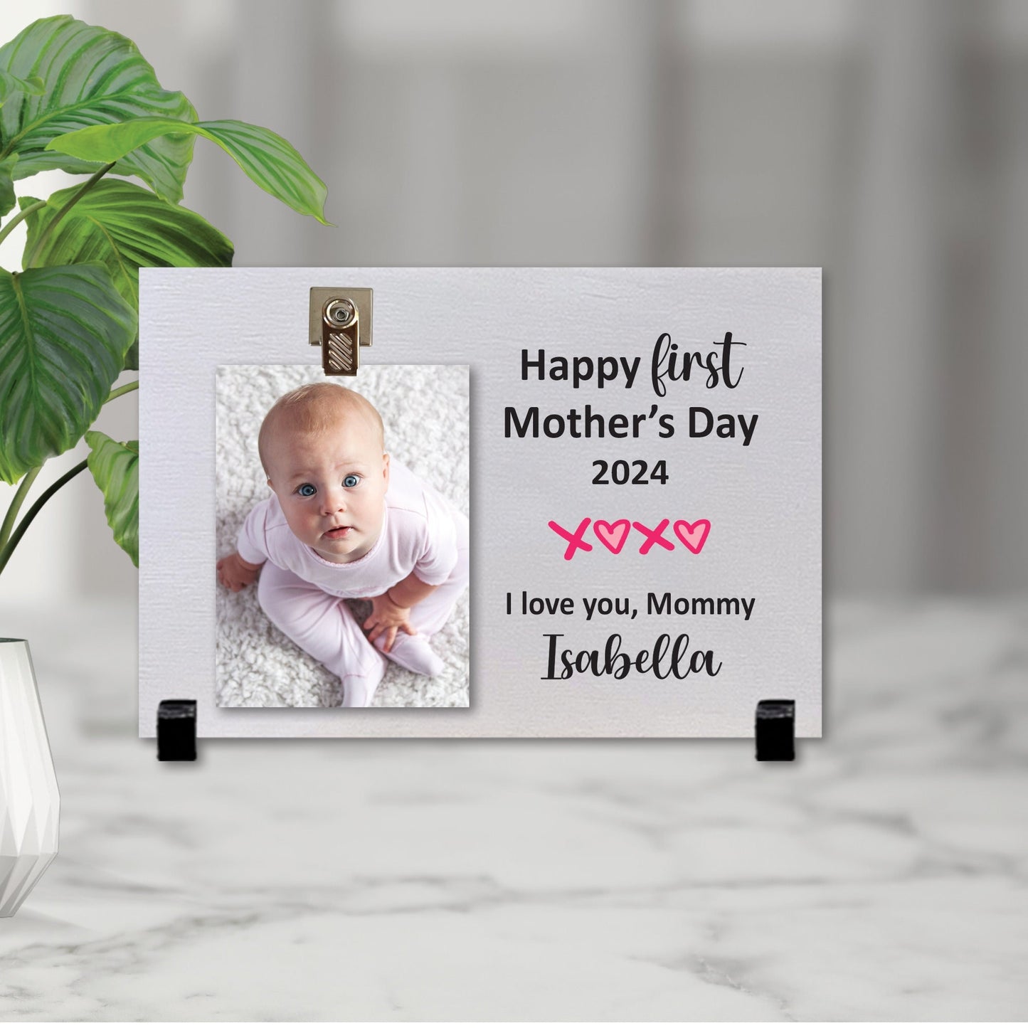 First Mother's Day Picture Frame | Personalized First Mother's Day Gift from Baby | Mother's Day 2024 Gift New Mom | 1st Mother's Day Gift